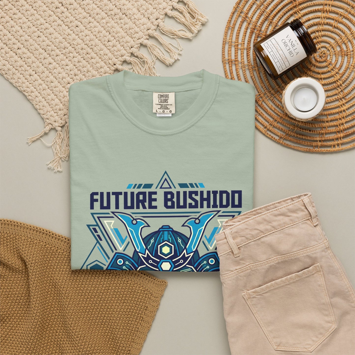 Futuristic Samurai Graphic Tee