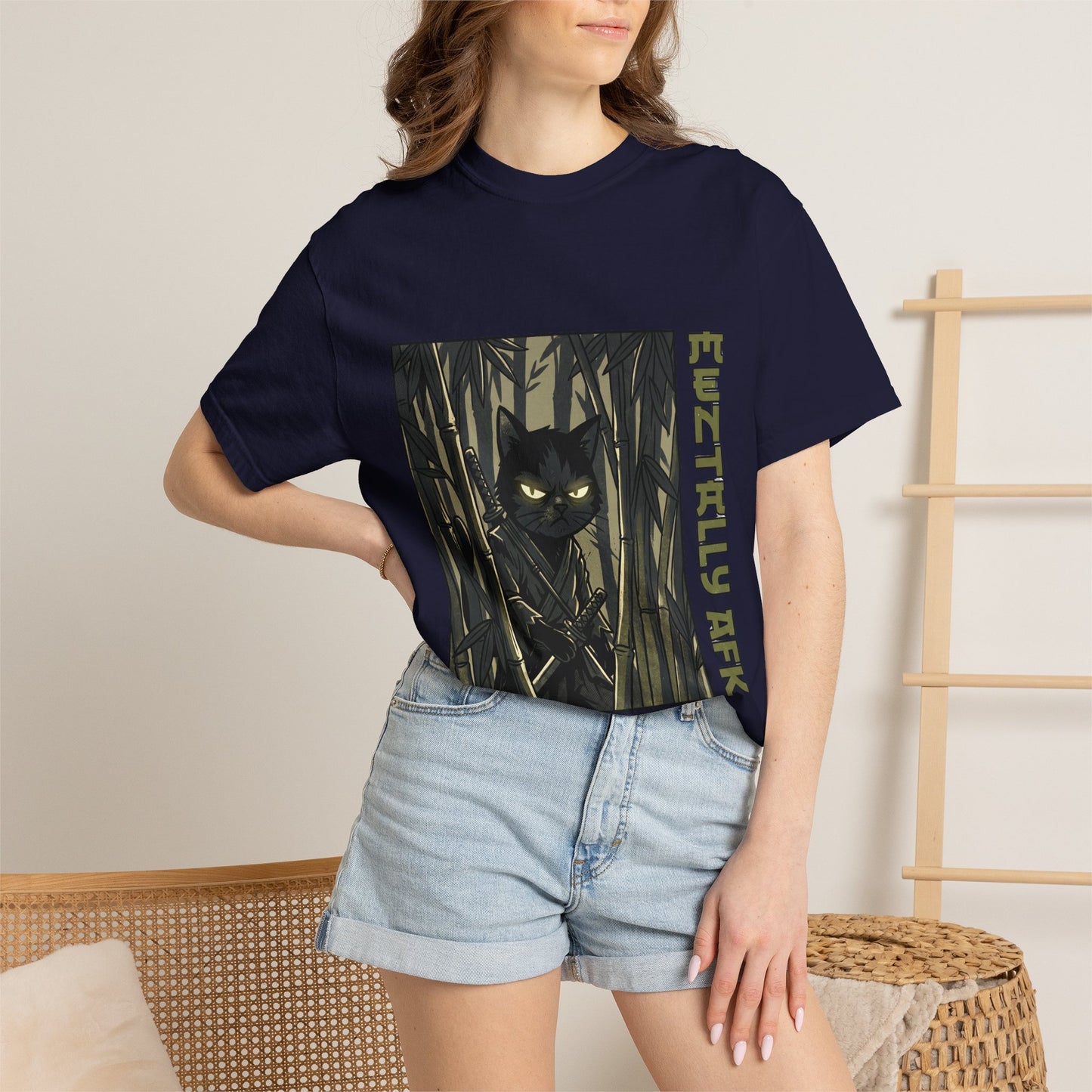 Butterfly AF Stealth Cat Graphic Tee