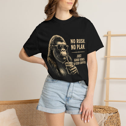 No Rush No Plan Coffee Humor T-Shirt