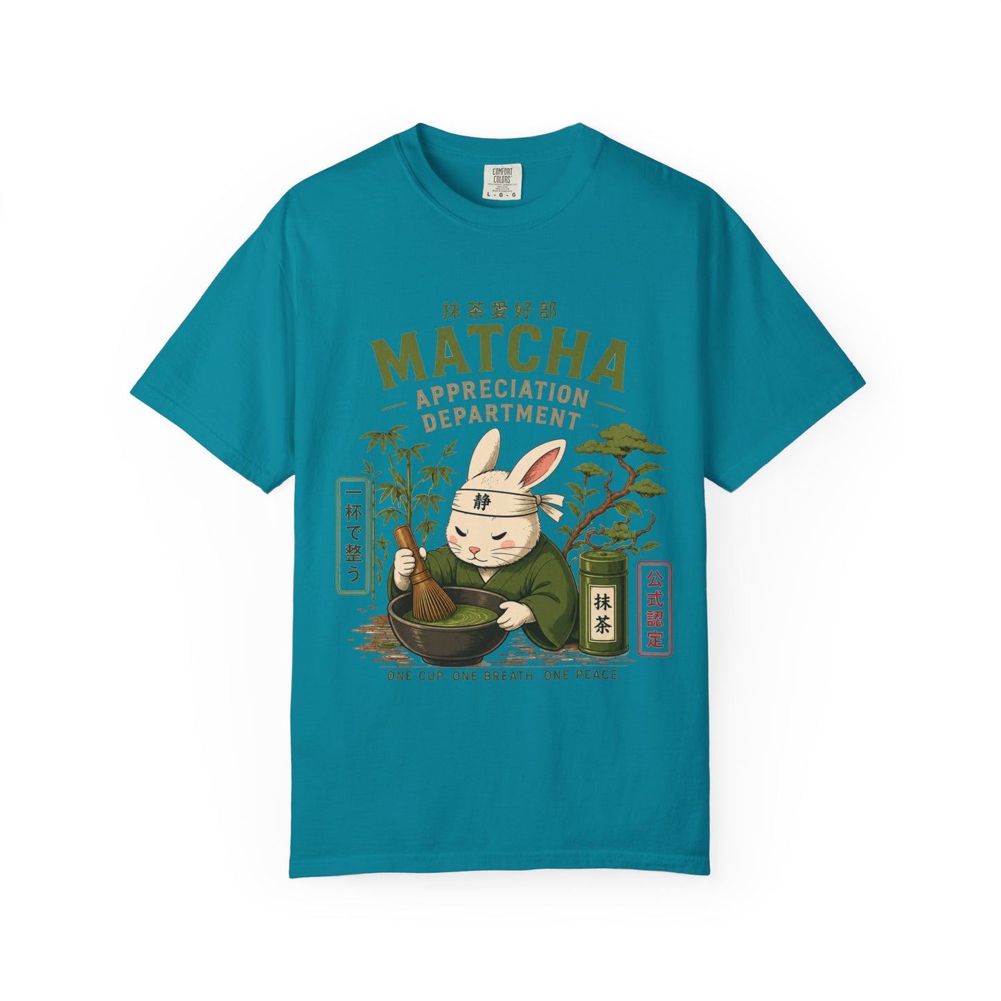 Matcha Appreciation Department Rabbit Graphic Tee
