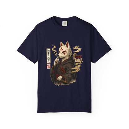 Kitsune Ronin Fox Spirit Graphic T-Shirt