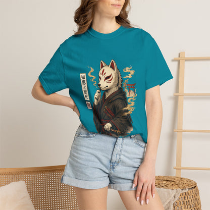 Kitsune Ronin Fox Spirit Graphic T-Shirt