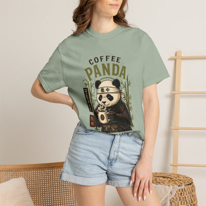 Coffee Panda Japanese Animal Graphic Tee