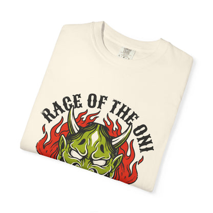Flaming Green Oni Graphic Tee