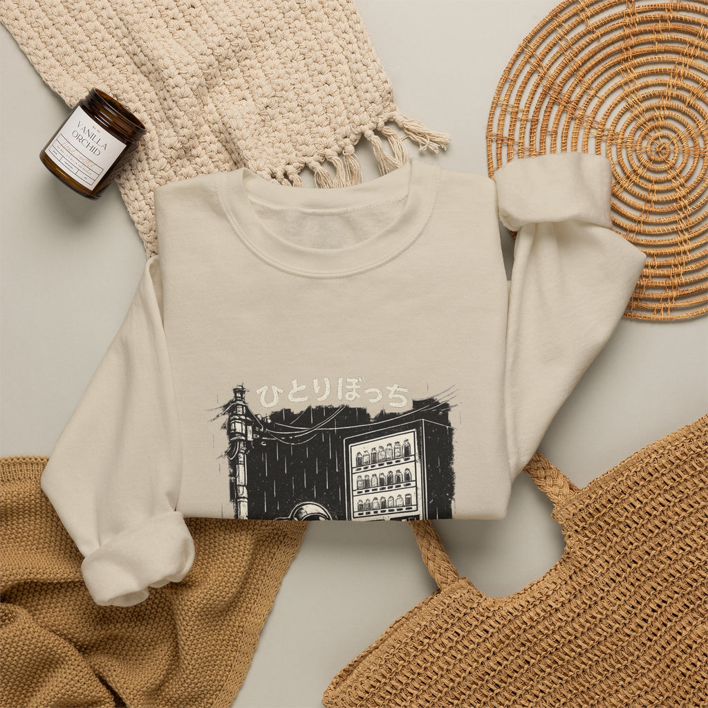 Lost In Tokyo Anime Aesthetic Sweatshirt _ Japanese Cyberpunk Streetwear Tee