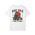 Ride Solo Motorcycle T-Shirt — 'Bow to None' Samurai Biker Tee