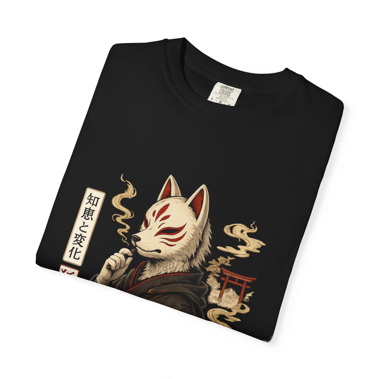 Kitsune Ronin Fox Spirit Graphic T-Shirt