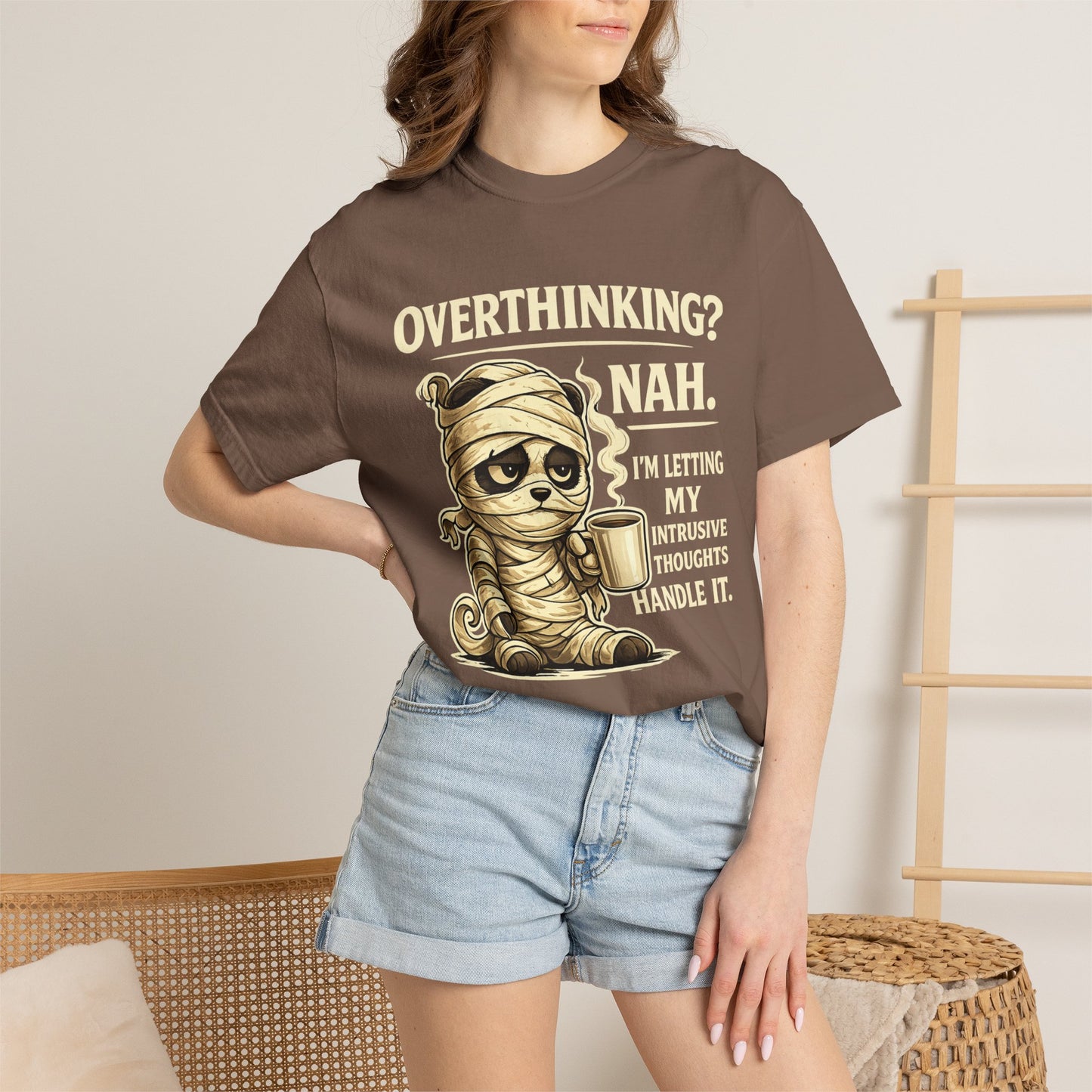 Tired Mummy Coffee Lover Funny T-Shirt
