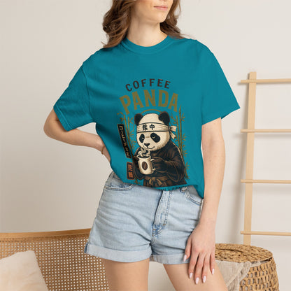 Coffee Panda Japanese Animal Graphic Tee