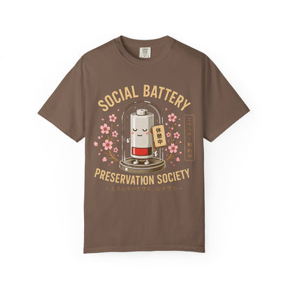 Social Battery Preservation Society Introvert T-Shirt