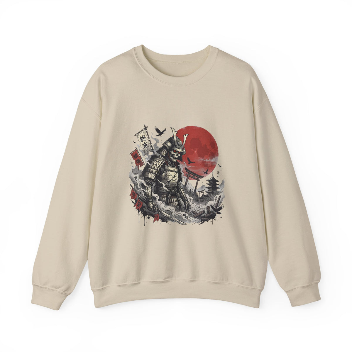 Crimson Moon Ronin Warrior Graphic Tee