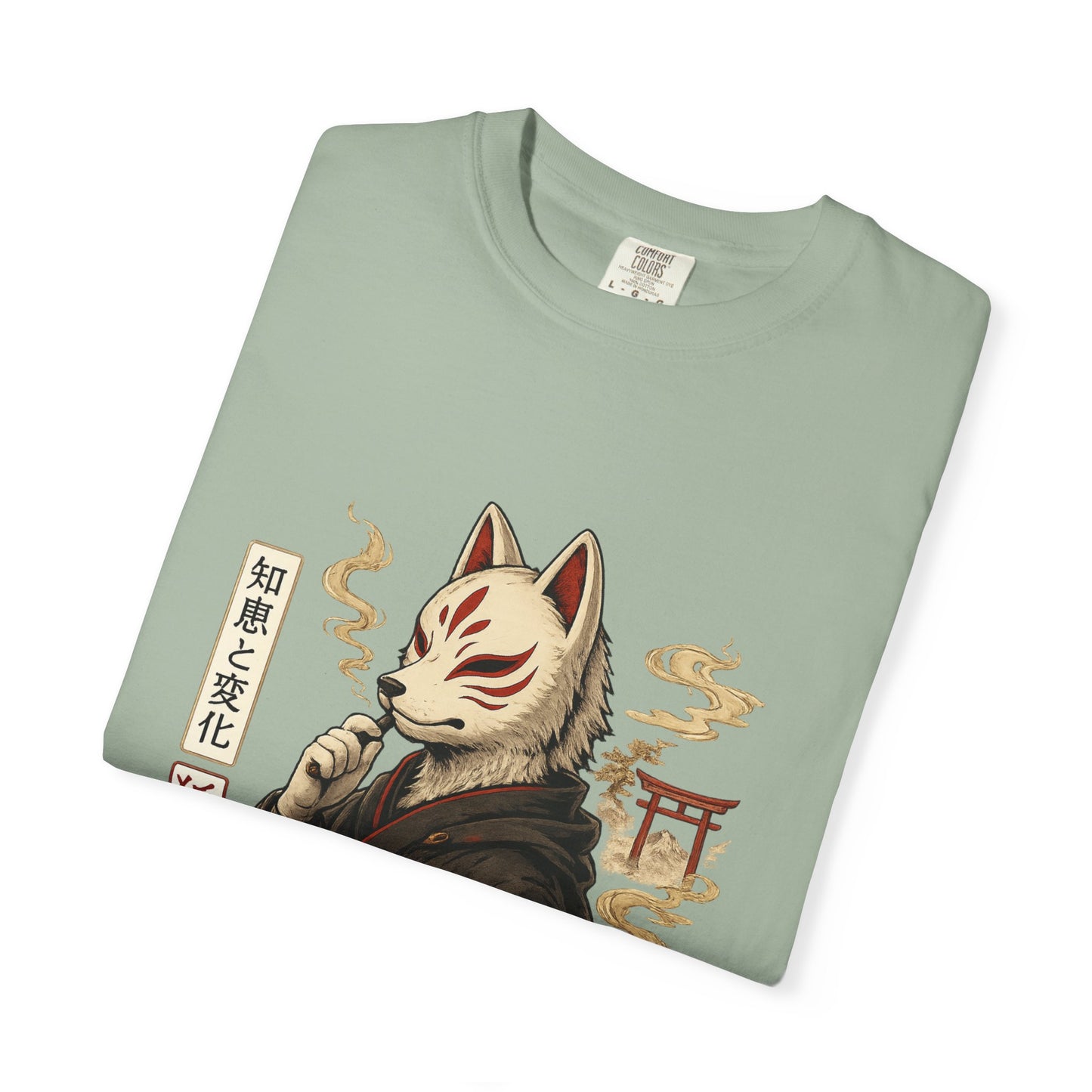 Kitsune Ronin Fox Spirit Graphic T-Shirt
