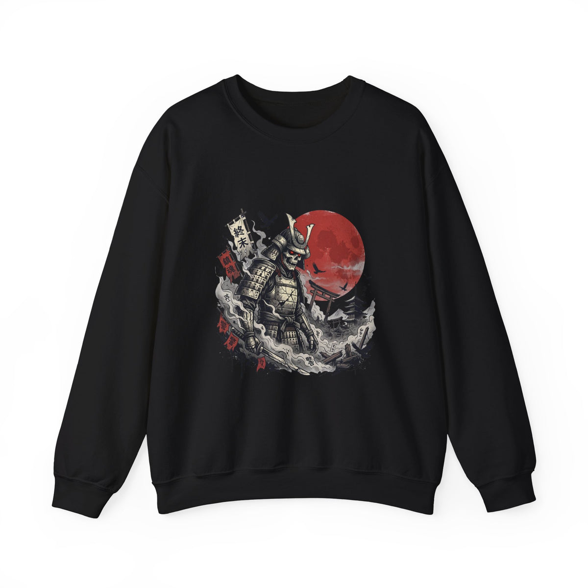 Crimson Moon Ronin Warrior Graphic Tee