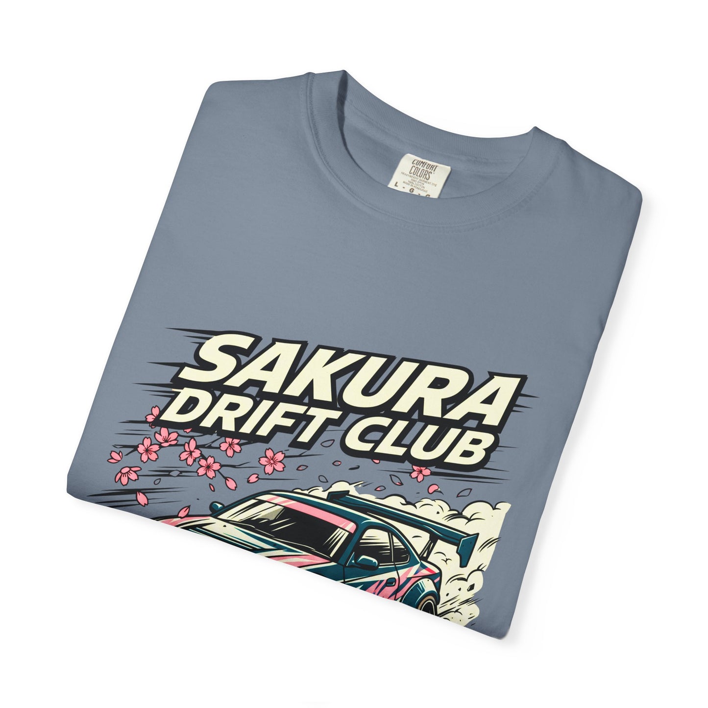 Sakura Drift Club T-Shirt — Japanese Racing Car Graphic Tee