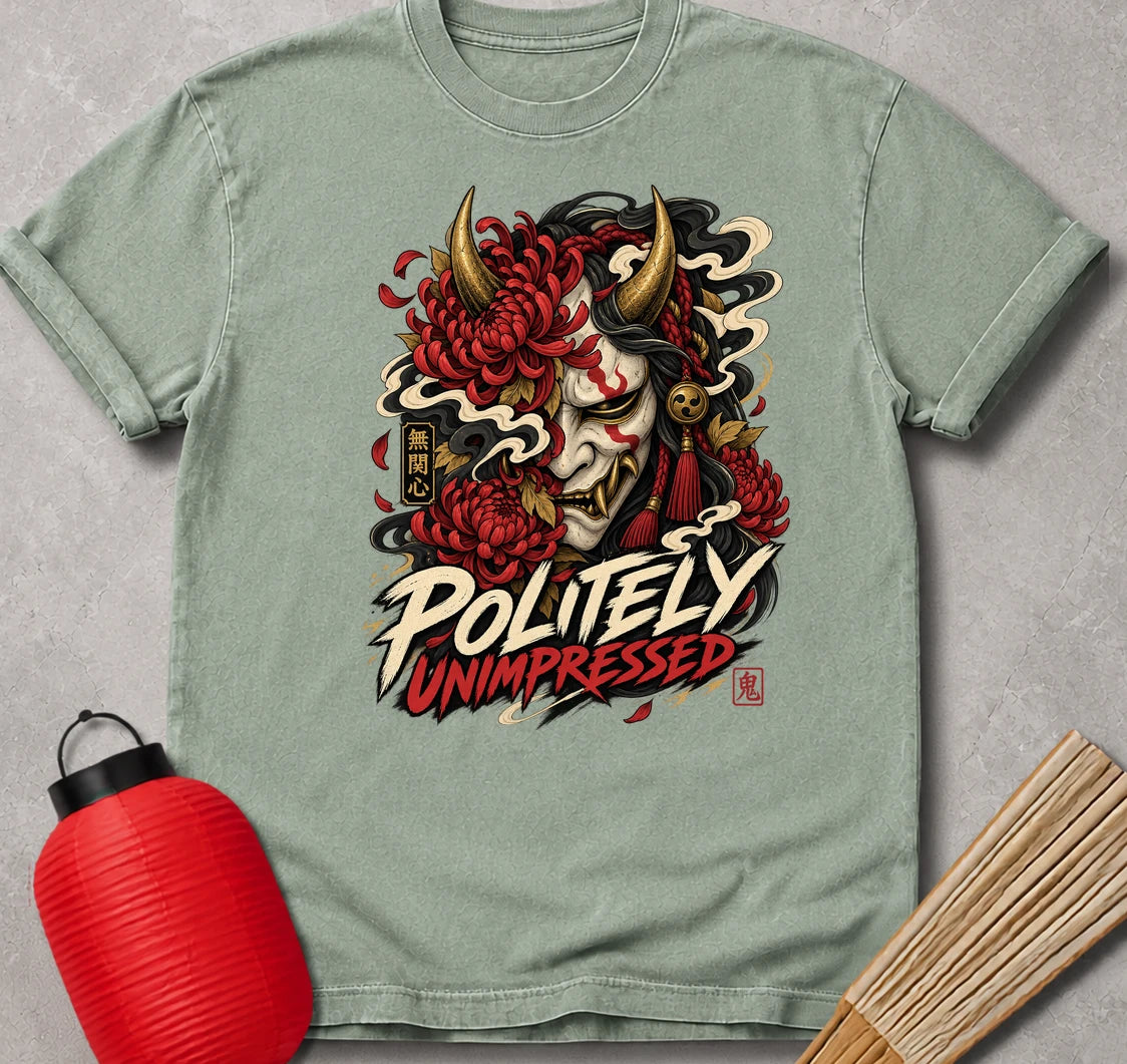 Politely Unimpressed Oni T-Shirt