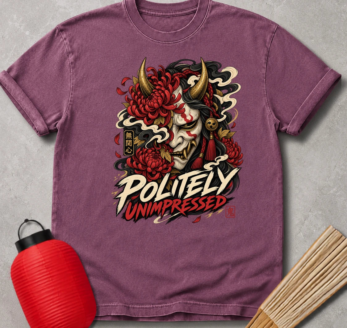 Politely Unimpressed Oni T-Shirt