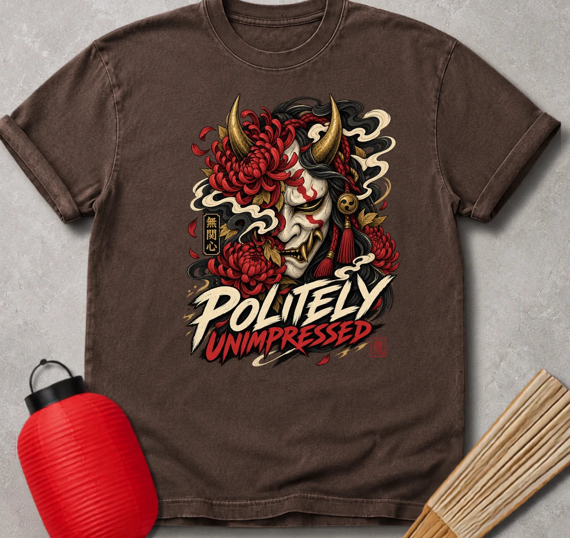 Politely Unimpressed Oni T-Shirt