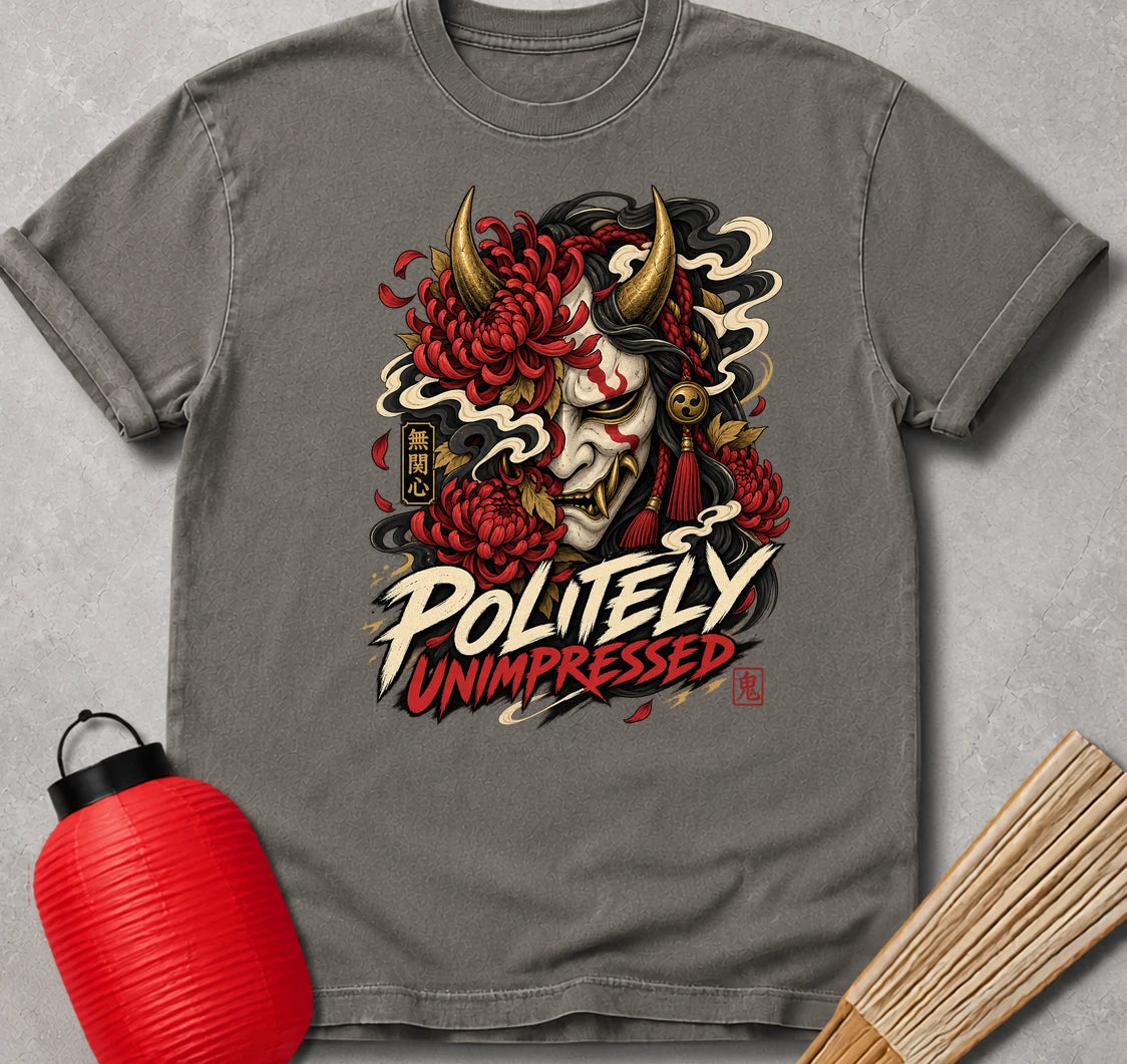 Politely Unimpressed Oni T-Shirt
