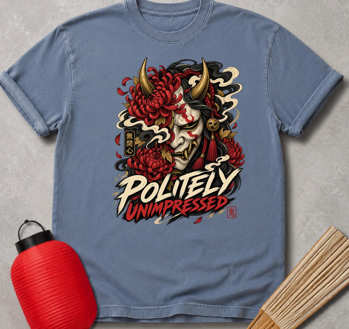 Politely Unimpressed Oni T-Shirt