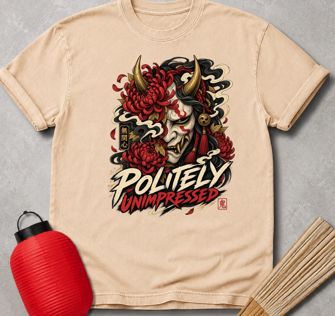 Politely Unimpressed Oni T-Shirt